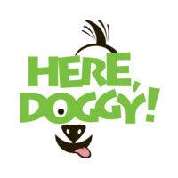 here, doggy! logo image