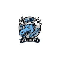 the blue moose sports pub logo image