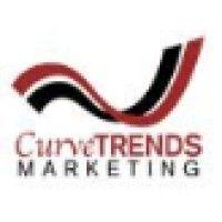 curve trends marketing logo image