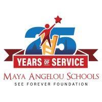 maya angelou schools/see forever foundation logo image