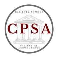 cal poly society of accountants logo image