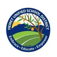 hemet unified school district logo image