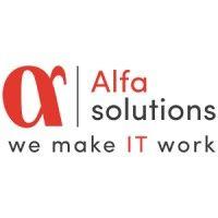 alfa solutions logo image