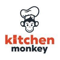 kitchen monkey restaurant equipment logo image