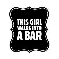 this girl walks into a bar, llc logo image