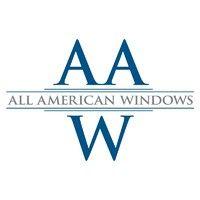 all american windows and doors logo image