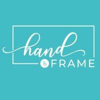 hand & frame creative logo image