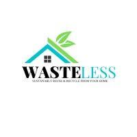 wasteless recycle logo image