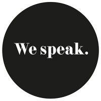 we speak. prague logo image