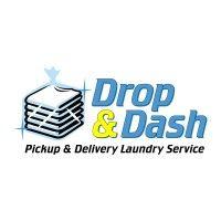 drop and dash laundry service logo image