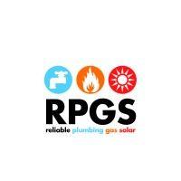 reliable plumbing gas solar logo image