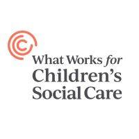 what works for children's social care logo image