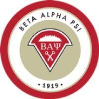 beta alpha psi at university of houston logo image