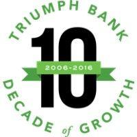 triumph bank logo image