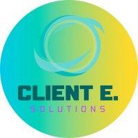 client e. solutions logo image