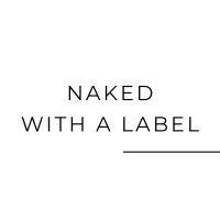 naked with a label