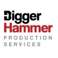 bigger hammer production services logo image