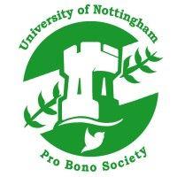 university of nottingham pro bono society logo image