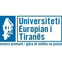 european university of tirana logo image