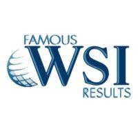 famous wsi results logo image