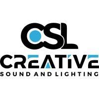 creative sound and lighting logo image