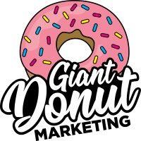 giant donut marketing logo image