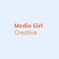 media girl creative logo image