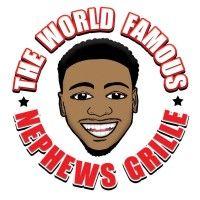 the world famous nephews grille logo image