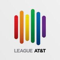 league at at&t logo image