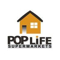 pop life supermarkets logo image