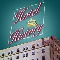 hotel history podcast logo image