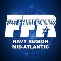 navy region mid-atlantic fleet and family readiness (ffr) logo image