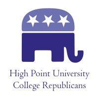 the college republicans at high point university logo image