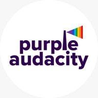 purple audacity logo image