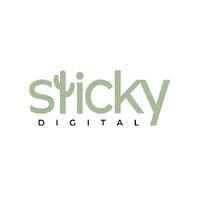 sticky digital logo image