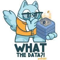 what the data?! podcast logo image