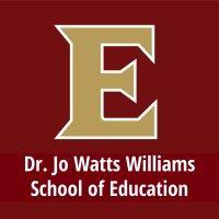 elon university dr. jo watts williams school of education logo image