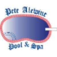 pete alewine pools logo image