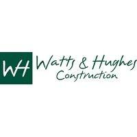 watts & hughes construction logo image