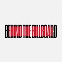 behind the billboard logo image