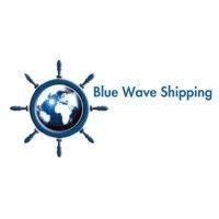 blue wave shipping logo image