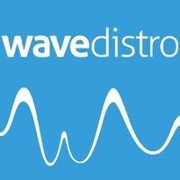 wave distribution logo image