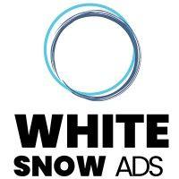 white snow ads logo image