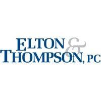 elton & thompson, p.c. logo image