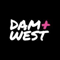 dam + west logo image