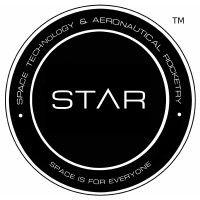 space technology and aeronautical rocketry logo image