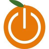 computer orange logo image