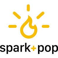 spark + pop marketing logo image