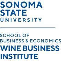 sonoma state university wine business institute logo image