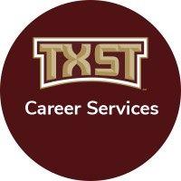 texas state university career services logo image